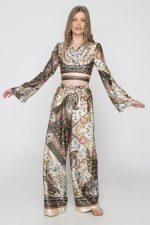 Woman in set top & pants