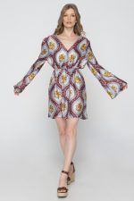 Woman in mini kimono