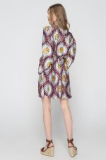 Woman in mini kimono