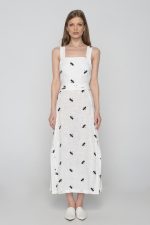 Woman in white dress