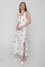 Woman in white dress