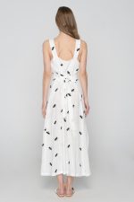 Woman in white dress