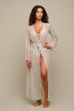 Woman in white kimono