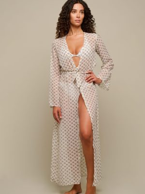 Woman in white kimono