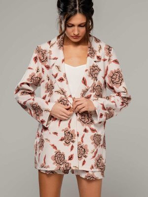Floral power jacket