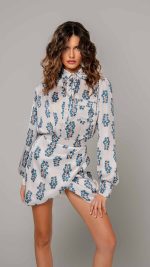 Blue porcelain shirt - Image 4