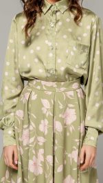 Golden olive shirt - Image 2